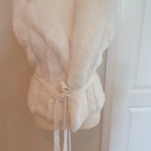 Fake fur vest
